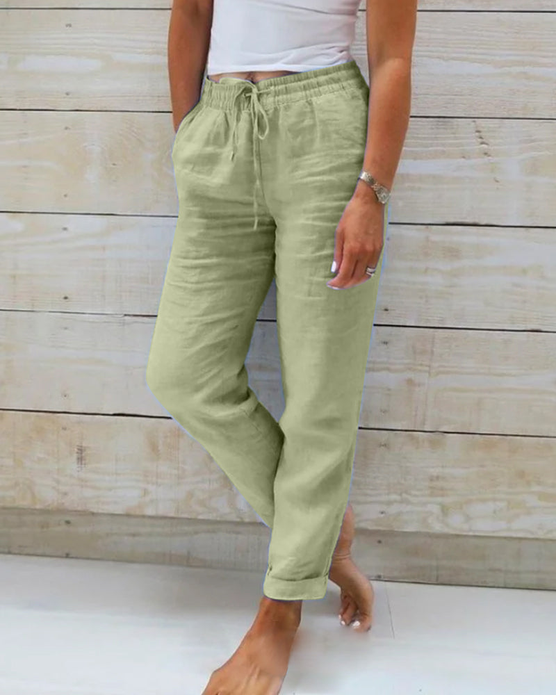 Everyday Linen Wide Pants