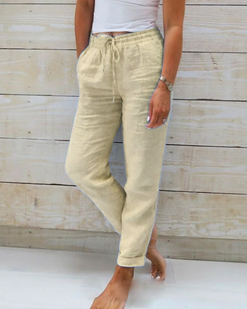 Everyday Linen Wide Pants